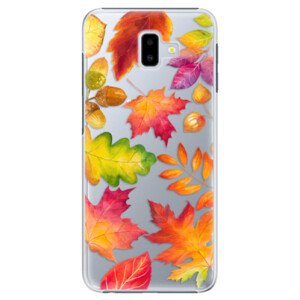 Plastové pouzdro iSaprio - Autumn Leaves 01 - Samsung Galaxy J6+