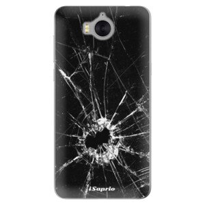 Silikonové pouzdro iSaprio - Broken Glass 10 - Huawei Y5 2017 / Y6 2017
