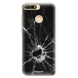 Plastové pouzdro iSaprio - Broken Glass 10 - Huawei Y6 Prime 2018