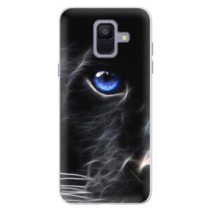 Silikonové pouzdro iSaprio - Black Puma - Samsung Galaxy A6