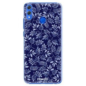 Plastové pouzdro iSaprio - Blue Leaves 05 - Huawei Honor 8X