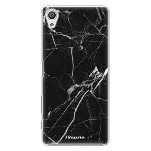 Plastové pouzdro iSaprio - Black Marble 18 - Sony Xperia X