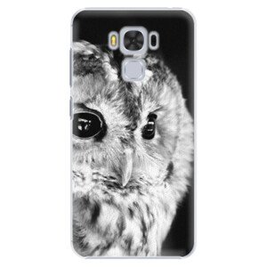 Plastové pouzdro iSaprio - BW Owl - Asus ZenFone 3 Max ZC553KL