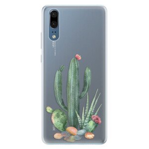 Silikonové pouzdro iSaprio - Cacti 02 - Huawei P20
