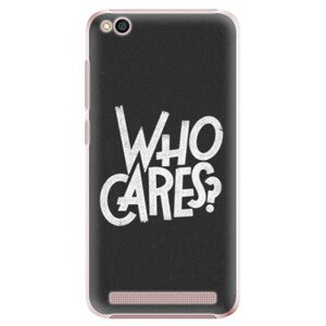 Plastové pouzdro iSaprio - Who Cares - Xiaomi Redmi 5A