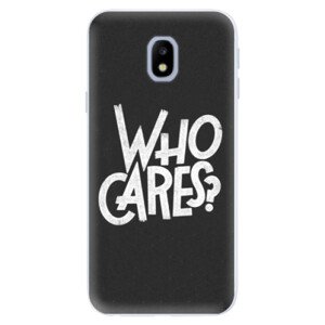 Silikonové pouzdro iSaprio - Who Cares - Samsung Galaxy J3 2017