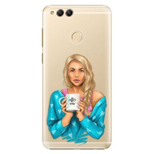 Plastové pouzdro iSaprio - Coffe Now - Blond - Huawei Honor 7X