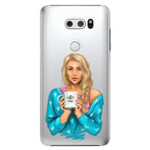 Plastové pouzdro iSaprio - Coffe Now - Blond - LG V30