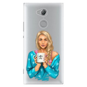 Plastové pouzdro iSaprio - Coffe Now - Blond - Sony Xperia XA2 Ultra
