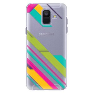 Plastové pouzdro iSaprio - Color Stripes 03 - Samsung Galaxy A6