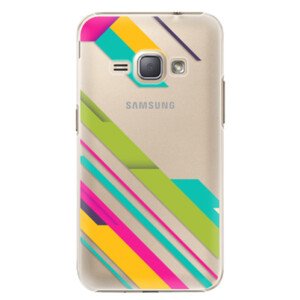 Plastové pouzdro iSaprio - Color Stripes 03 - Samsung Galaxy J1 2016
