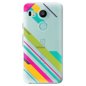 Plastové pouzdro iSaprio - Color Stripes 03 - LG Nexus 5X