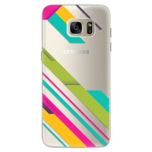 Silikonové pouzdro iSaprio - Color Stripes 03 - Samsung Galaxy S7 Edge