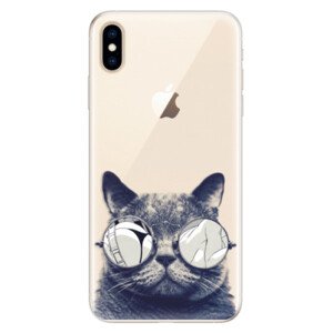 Silikonové pouzdro iSaprio - Crazy Cat 01 - iPhone XS Max