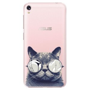 Plastové pouzdro iSaprio - Crazy Cat 01 - Asus ZenFone Live ZB501KL