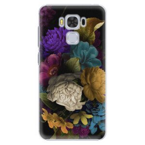 Plastové pouzdro iSaprio - Dark Flowers - Asus ZenFone 3 Max ZC553KL