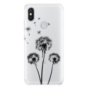 Silikonové pouzdro iSaprio - Three Dandelions - black - Xiaomi Redmi S2