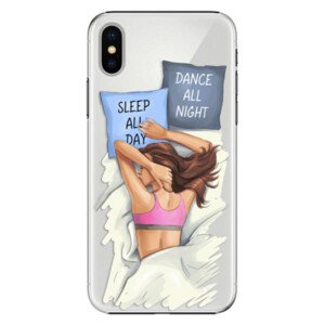 Plastové pouzdro iSaprio - Dance and Sleep - iPhone X