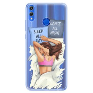 Silikonové pouzdro iSaprio - Dance and Sleep - Huawei Honor 8X