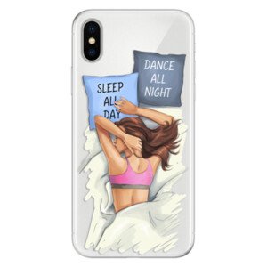 Silikonové pouzdro iSaprio - Dance and Sleep - iPhone X