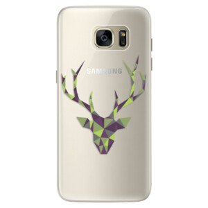 Silikonové pouzdro iSaprio - Deer Green - Samsung Galaxy S7