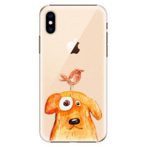 Plastové pouzdro iSaprio - Dog And Bird - iPhone XS