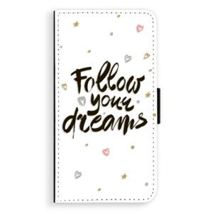 Flipové pouzdro iSaprio - Follow Your Dreams - black - Huawei P10 Plus