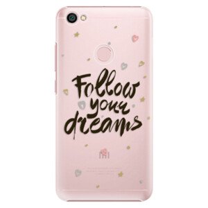 Plastové pouzdro iSaprio - Follow Your Dreams - black - Xiaomi Redmi Note 5A / 5A Prime