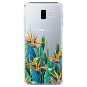 Plastové pouzdro iSaprio - Exotic Flowers - Samsung Galaxy J6+