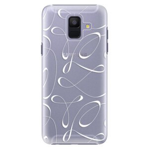 Plastové pouzdro iSaprio - Fancy - white - Samsung Galaxy A6