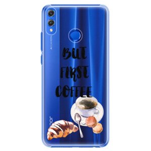 Plastové pouzdro iSaprio - First Coffee - Huawei Honor 8X