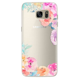 Silikonové pouzdro iSaprio - Flower Brush - Samsung Galaxy S7