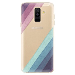 Plastové pouzdro iSaprio - Glitter Stripes 01 - Samsung Galaxy A6+