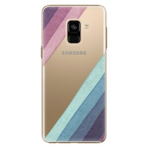 Plastové pouzdro iSaprio - Glitter Stripes 01 - Samsung Galaxy A8 2018