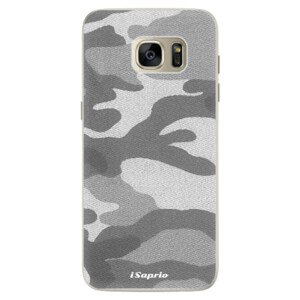 Silikonové pouzdro iSaprio - Gray Camuflage 02 - Samsung Galaxy S7