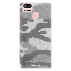 Plastové pouzdro iSaprio - Gray Camuflage 02 - Asus Zenfone 3 Zoom ZE553KL