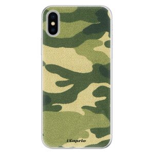 Silikonové pouzdro iSaprio - Green Camuflage 01 - iPhone X