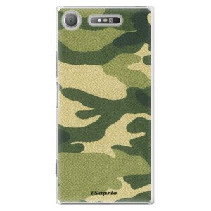 Plastové pouzdro iSaprio - Green Camuflage 01 - Sony Xperia XZ1