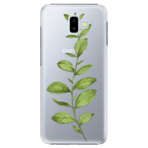 Plastové pouzdro iSaprio - Green Plant 01 - Samsung Galaxy J6+