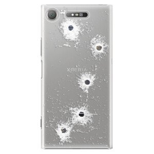 Plastové pouzdro iSaprio - Gunshots - Sony Xperia XZ1