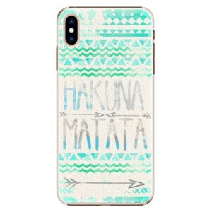Plastové pouzdro iSaprio - Hakuna Matata Green - iPhone XS Max