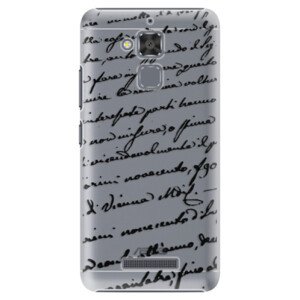 Plastové pouzdro iSaprio - Handwriting 01 - black - Asus ZenFone 3 Max ZC520TL