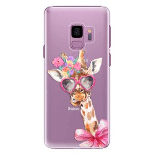 Plastové pouzdro iSaprio - Lady Giraffe - Samsung Galaxy S9