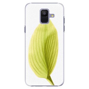 Plastové pouzdro iSaprio - Green Leaf - Samsung Galaxy A6