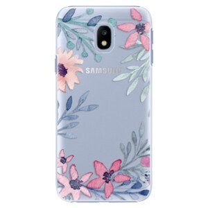 Plastové pouzdro iSaprio - Leaves and Flowers - Samsung Galaxy J3 2017