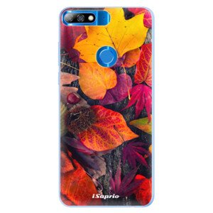 Silikonové pouzdro iSaprio - Autumn Leaves 03 - Huawei Y7 Prime 2018
