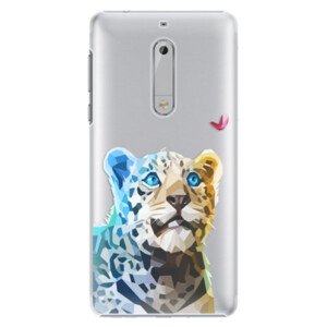 Plastové pouzdro iSaprio - Leopard With Butterfly - Nokia 5