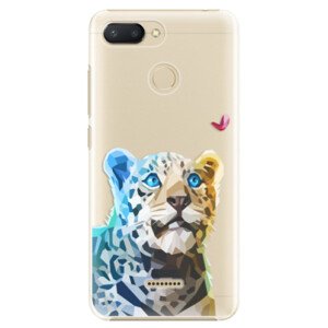 Plastové pouzdro iSaprio - Leopard With Butterfly - Xiaomi Redmi 6