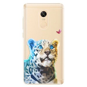 Plastové pouzdro iSaprio - Leopard With Butterfly - Xiaomi Redmi Note 4X