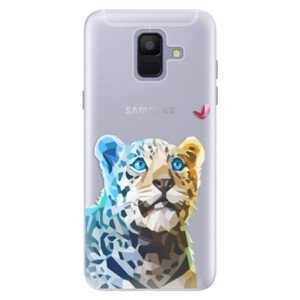Silikonové pouzdro iSaprio - Leopard With Butterfly - Samsung Galaxy A6